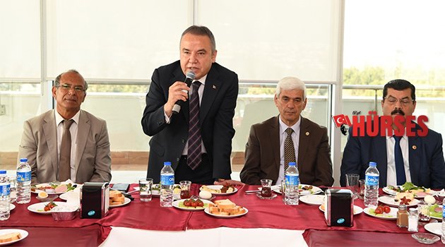 BAŞKAN BÖCEK, MURATPAŞALI MUHTARLARLA