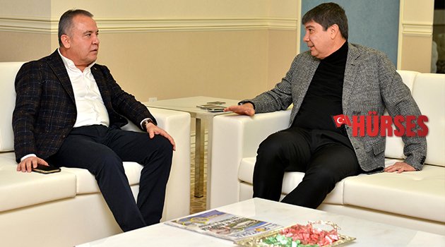 BAŞKAN BÖCEK'TEN, TÜREL'E ZİYARET