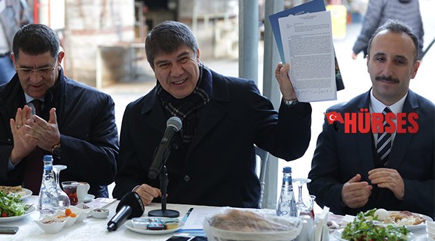 Başkan Menderes Türel, Sobacılar Çarşısı'nda