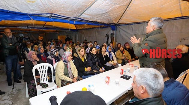 Başkan Sözen  vatandaşla buluştu