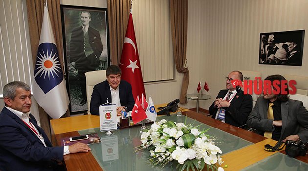 BAŞKAN TÜREL, ALMAN GAZETECİLERİ KABUL ETTİ