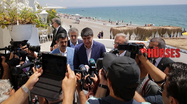 BAŞKAN TÜREL’DEN SAHİL AÇIKLAMASI