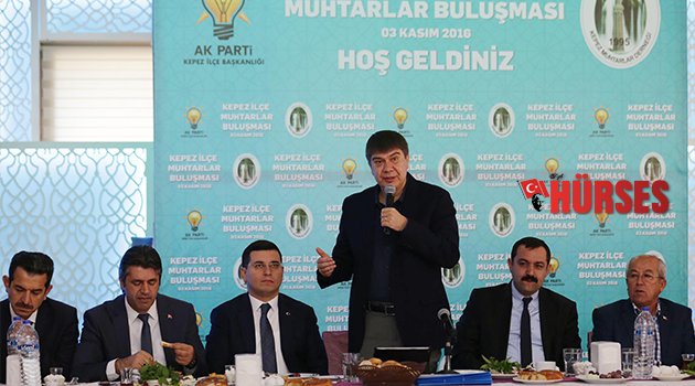 BAŞKAN TÜREL MUHTARLARLA BULUŞTU