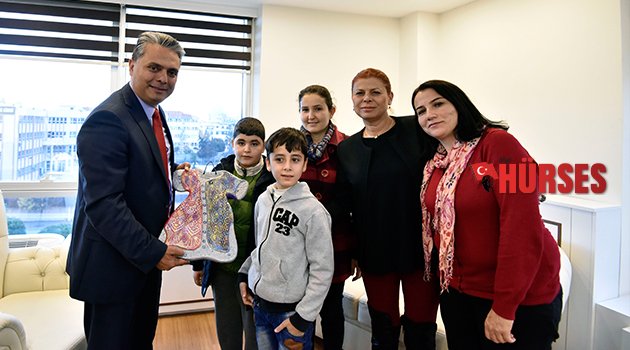 BAŞKAN UYSAL’A TRAFİK PARKI TEŞEKKÜRÜ