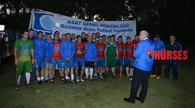 BİRİMLER ARASI FUTBOL TURNUVASI SONA ERDİ