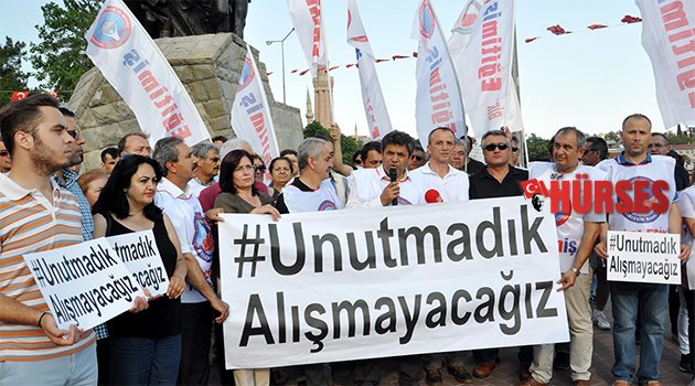 BİRLEŞİK KAMU İŞ'TEN TERÖRE TEPKİ EYLEMİ