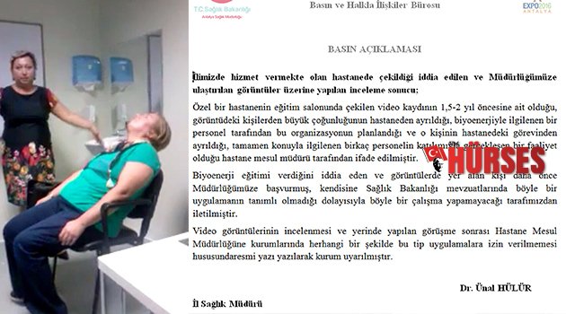 ‘BÜYÜ BOZMA’ GÖRÜNTÜSÜ