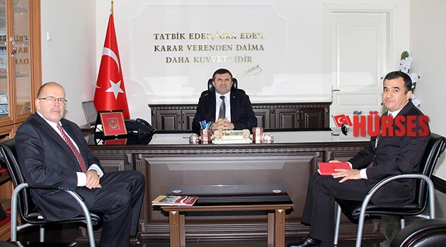 BÜYÜKELÇİDEN KAYMAKAMA ZİYARET