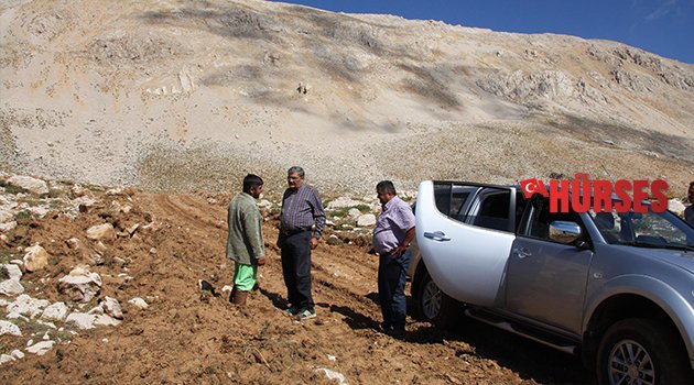 BÜYÜKŞEHİR ÇOBANLARA YOL YAPIYOR