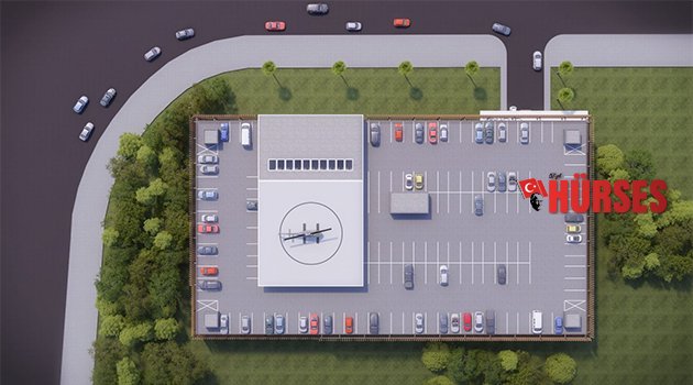 BÜYÜKŞEHİR’DEN HELİKOPTER PİSTLİ OTOPARK