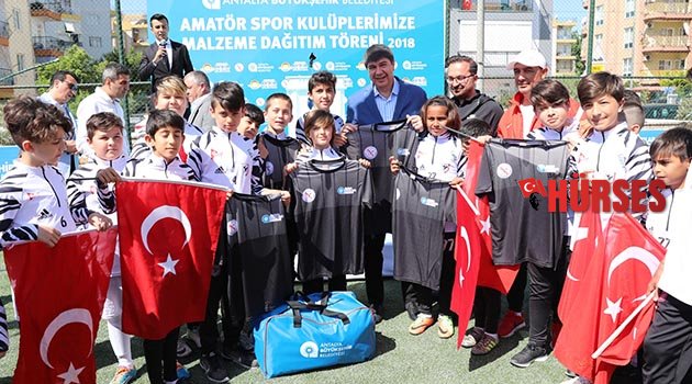 Büyükşehir'den amatör  spor kulüplerine yardım