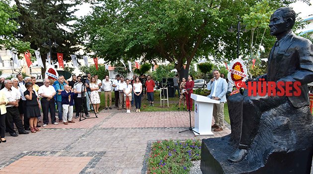 CAHİT SITKI TARANCI  ANIT HEYKELİ AÇILDI