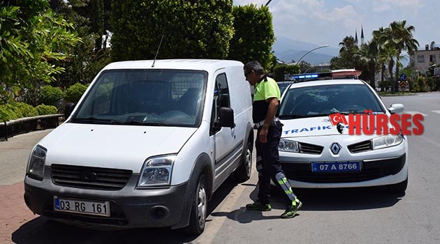 Çalıntı araç, PTS ile yakalandı
