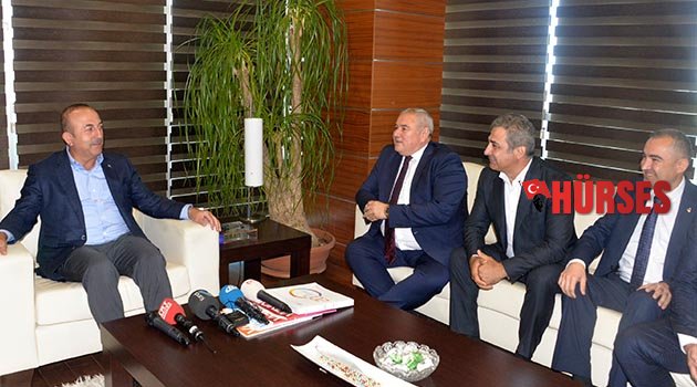 Çavuşoğlu’ndan ATSO ve ATB’ye ziyaret