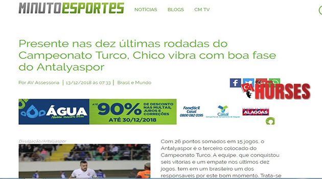 Chico, Antalyaspor’u anlattı
