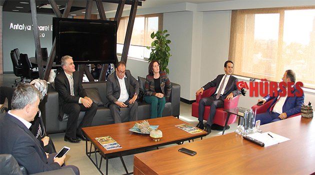 CHP YÖNETİMİNDEN BORSA'YA ZİYARET