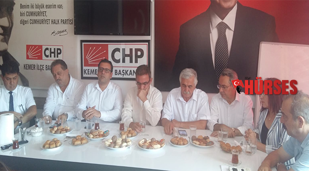 CHP'liler ilçeler  turunda