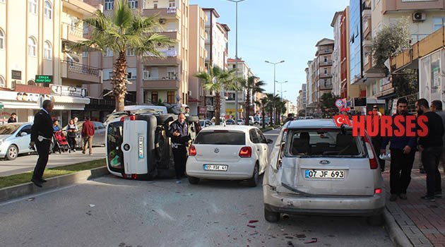 Cip araca çarptı