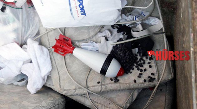 ÇÖPTE HAVAN MERMİSİ BULUNDU