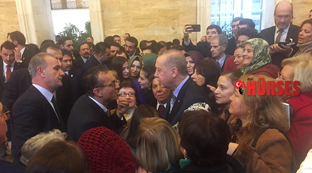 Cumhurbaşkanı Erdoğan’a ziyaret