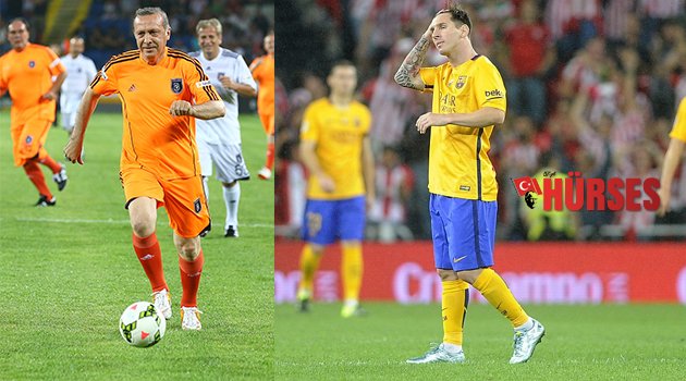 CUMHURBAŞKANI ERDOĞAN MESSİ İLE FUTBOL OYNAYACAK