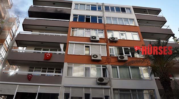 Dairede çıkan yangın korkuttu