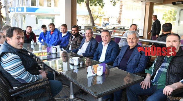DEMRE’YE ZİYARET BAŞKAN BÖCEK'TEN