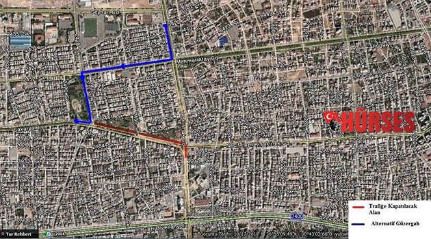 Dikkat yol trafiğe kapanıyor