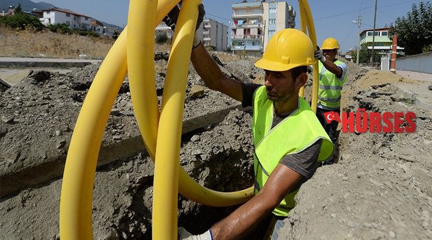 DOĞALGAZ ÇALIŞMALARI DEVAM EDİYOR