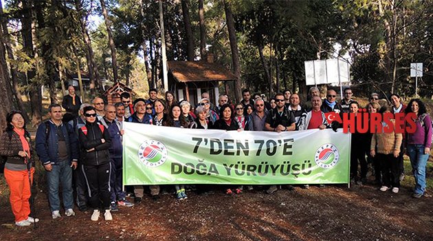 Doğaseverlere yürüyüş etkinliği