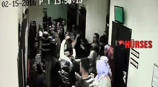 DOKTORA ŞİDDET GÜVENLİK KAMERASINDA