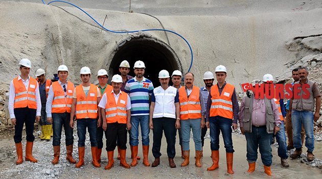 DSİ HEYETİ YENİKÖY BARAJI'NDA