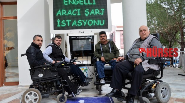ENGELLİ ARAÇLARINA ÜCRETSİZ ŞARJ İSTASYONU