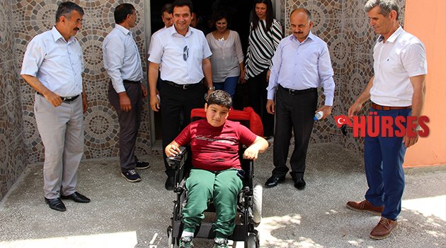 ENGELLİ ÖĞRENCİYE AKÜLÜ ARAÇ