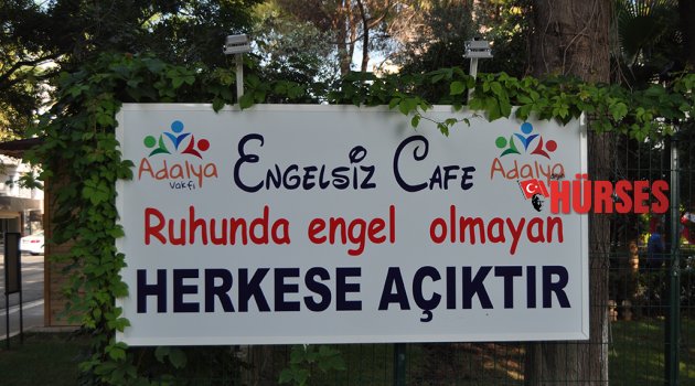 ENGELSİZ CAFE'YE ANLAMLI AFİŞ