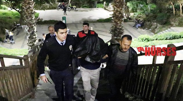 Eşiyle kavga etti, falezlere çıktı