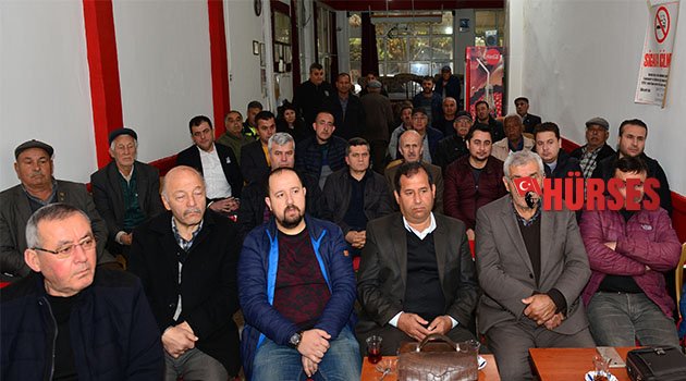 Esnafla huzur toplantısı