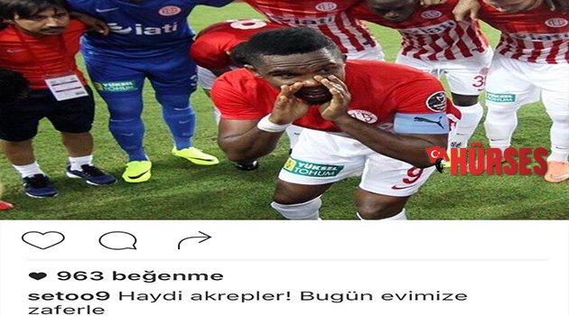 ETO’O’DAN ZAFER MESAJI