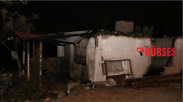 Evini damadının yaktığını ileri sürdü