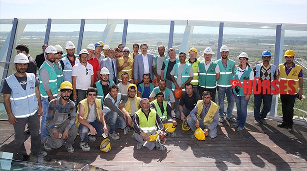 EXPO KULESİ’NE İLK ÇIKAN BAKAN ÇELİK OLDU