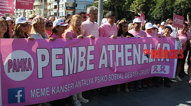 Farkındalık için yürüdüler