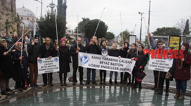 Farkındalık için  yürüdüler