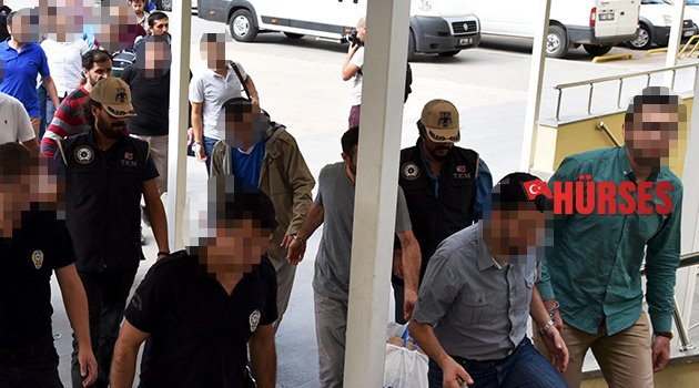 FETÖ'DEN GÖZALTINA ALINAN POLİSLER ADLİYEDE