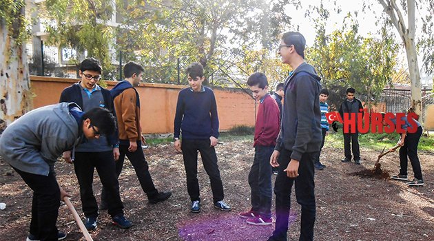 Fidanlarla birlikte büyüyecekler