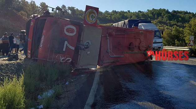 GAZİPAŞA'DA ARAZÖZ DEVRİLDİ: 1 YARALI