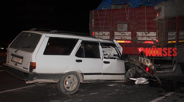 Gazipaşa'da kaza: 1 ölü