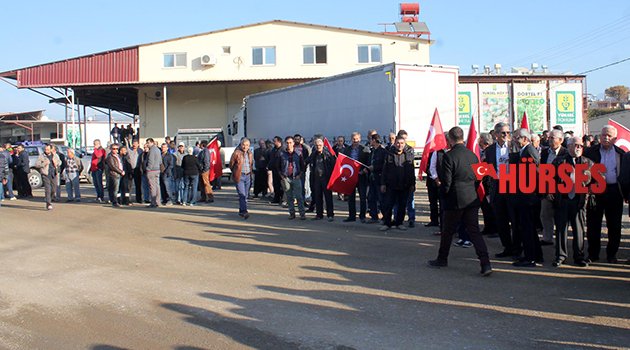 GAZİPAŞALI ÜRETİCİLER EYLEM YAPTI