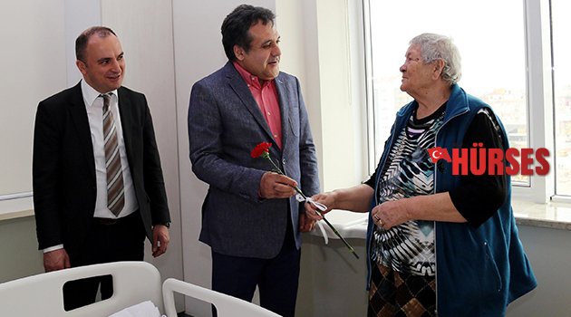 GENEL SEKRETERDEN HASTALARA ZİYARET