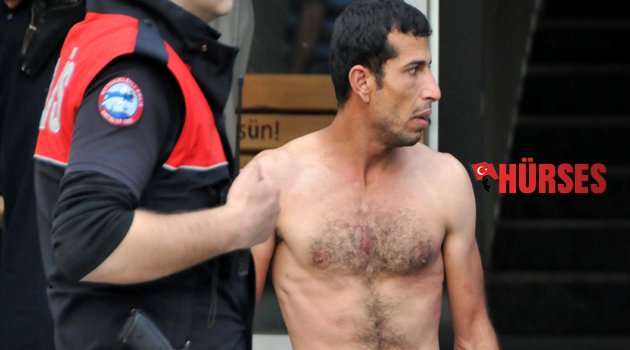 GÜVENLİĞE SALDIRDI