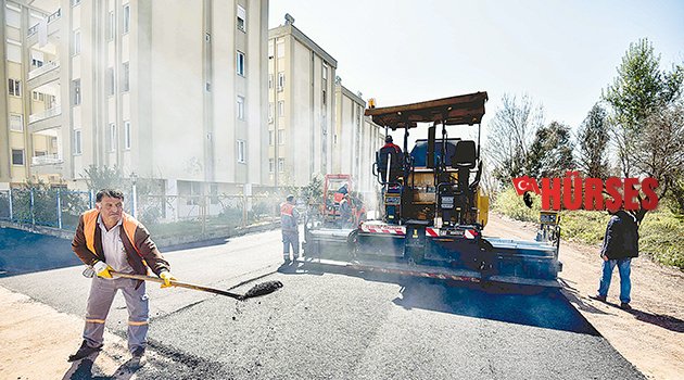 GÜZELBAĞ’A SICAK ASFALT